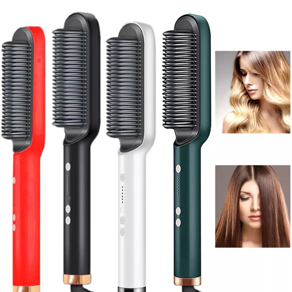 Electric Hair Straightening Brush