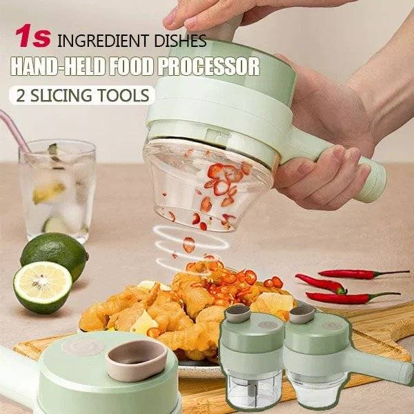 ChopVault Pro™ | Multifunctional 4 In 1 Wireless Electric Vegetables Cutter