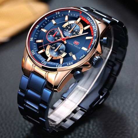 Luxury Stainless Steel Quartz Fashion Watch