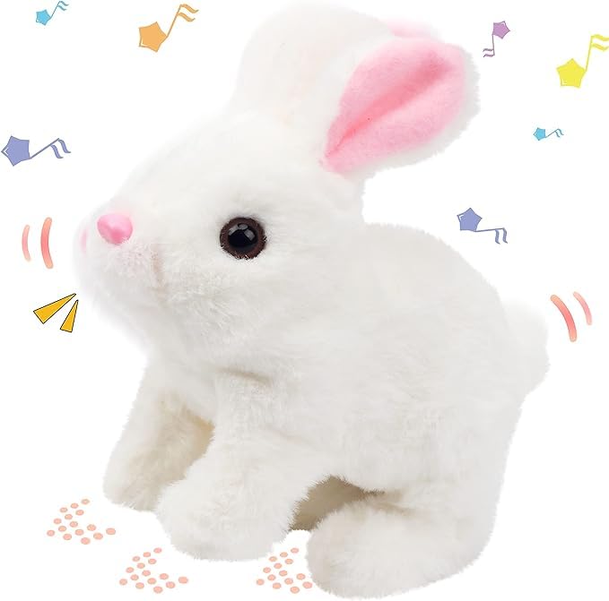 Interactive Walking Bunny Plush To