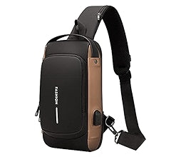 2024 Anti-Theft USB Crossbody Sling Bag for Men