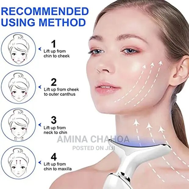 Neck Face Beauty Device – EMS Neck & Facial Lifting Massager