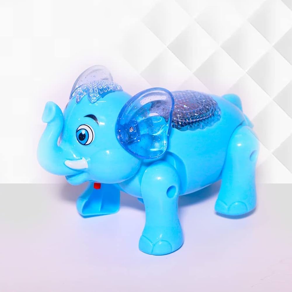 1 Pcs Kids Funny Lighting Walking Elephant