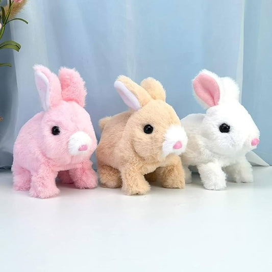 Interactive Walking Bunny Plush To