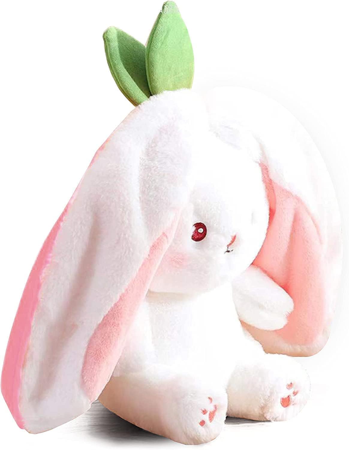 2024 Custom Strawberry & Carrot Rabbit Plush Toy