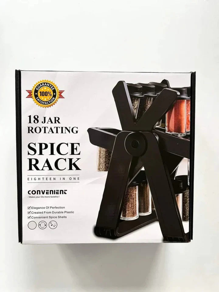 18 Jar Rotating Spice Organiser