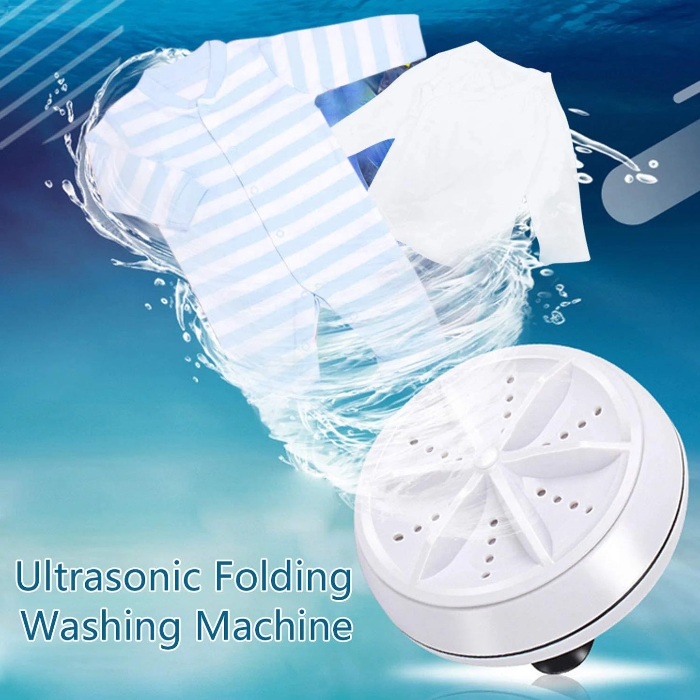 2 in 1 Ultrasonic Turbo Washing Machine