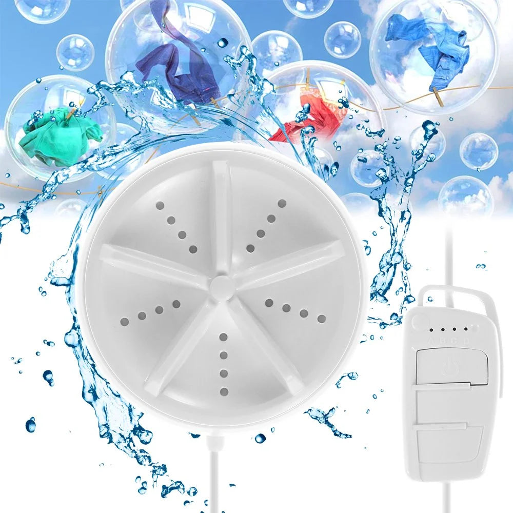 2 in 1 Ultrasonic Turbo Washing Machine