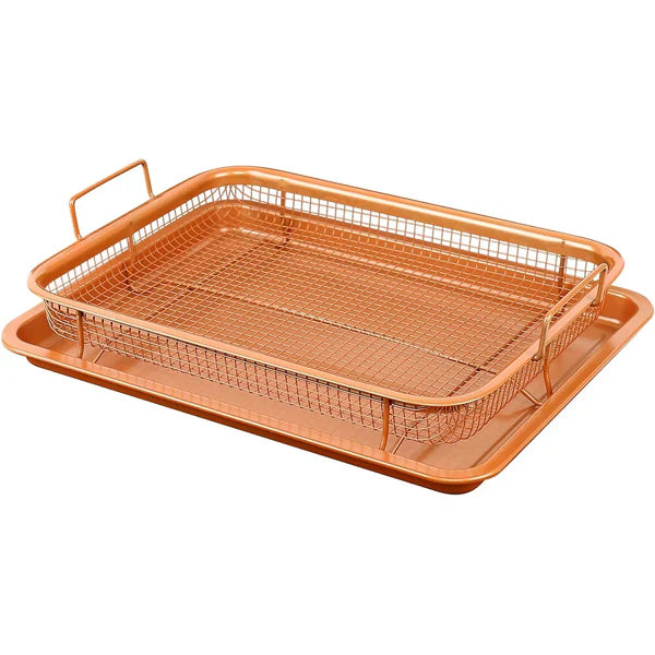 Nonstick Rectangle Crisper Tray