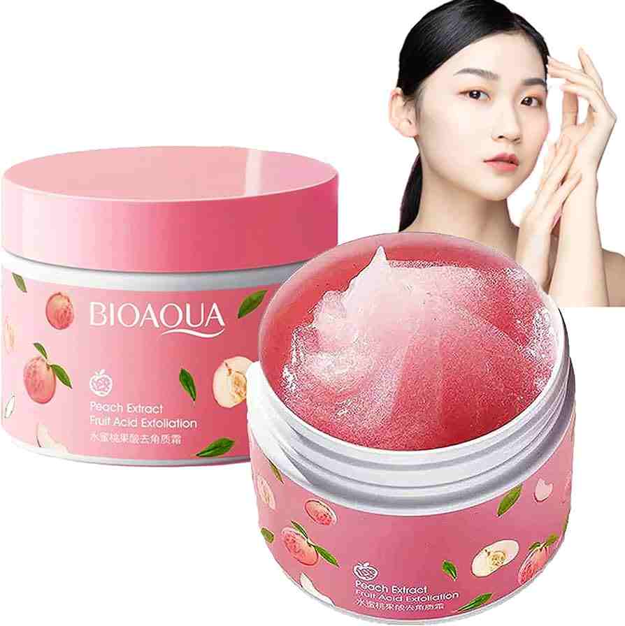 Bioaqua Peach Extract Fruit Acid Exfoliating Face Gel Cream