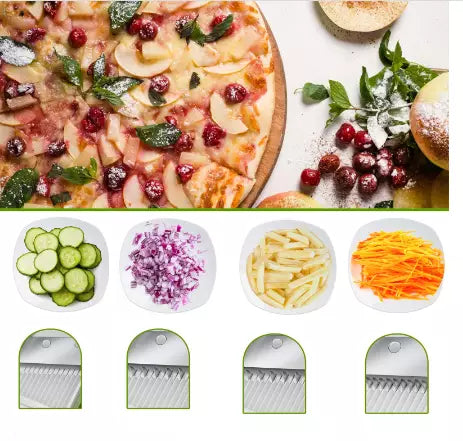 Multifunctional Vegetable Chopper Potato Slicer Food Shredder Fruit Grater Cutting Manual Carrot Veggie Cutter for Kitchen Tool