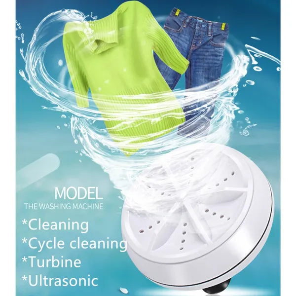 2 in 1 Ultrasonic Turbo Washing Machine