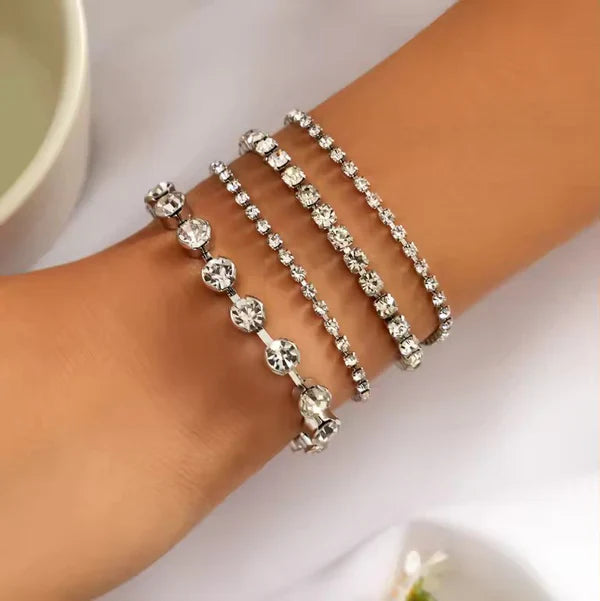 Multi Bracelet Set (Zirconia